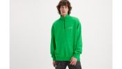 Relaxed Fit Graphic 1/4 Zip Sweatshirt sold by Levi's