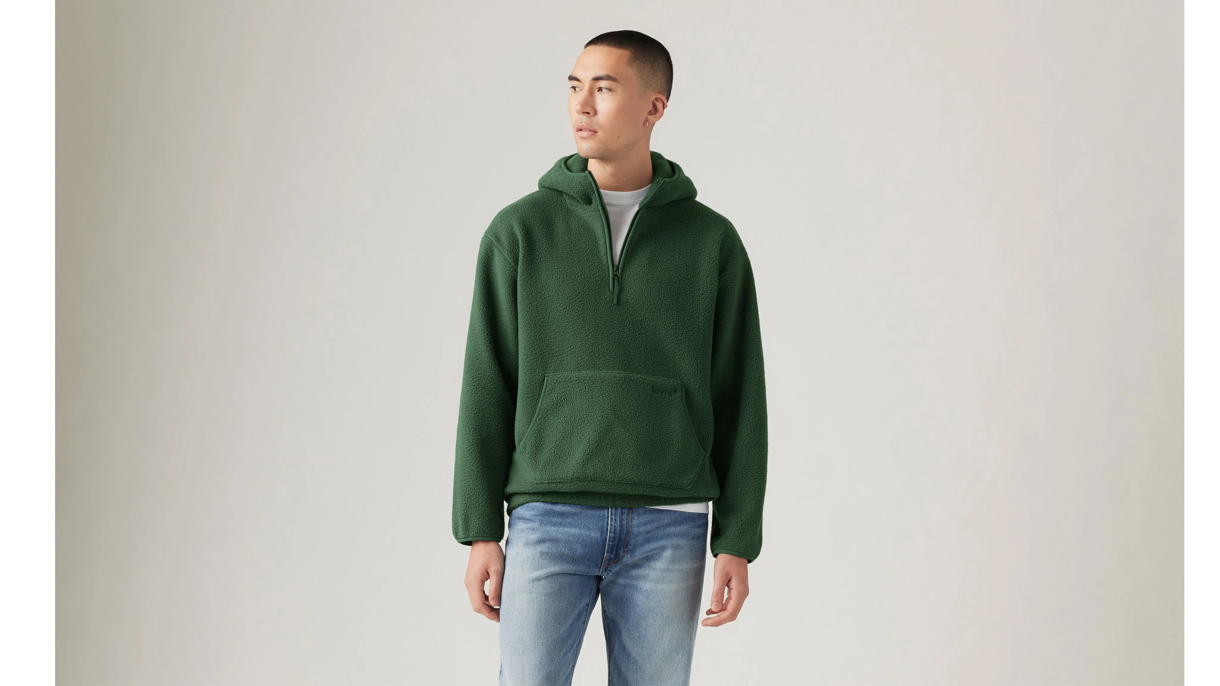 Hooded Sherpa Pullover sold by Levi's product image thumbnail 2