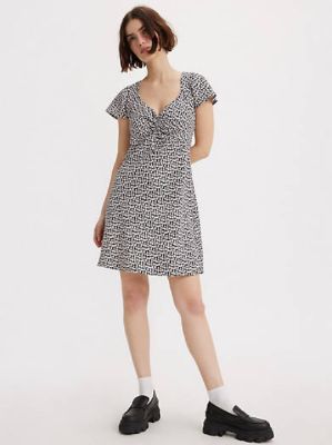 Skylar Flutter Sleeve Dress made by Levi's