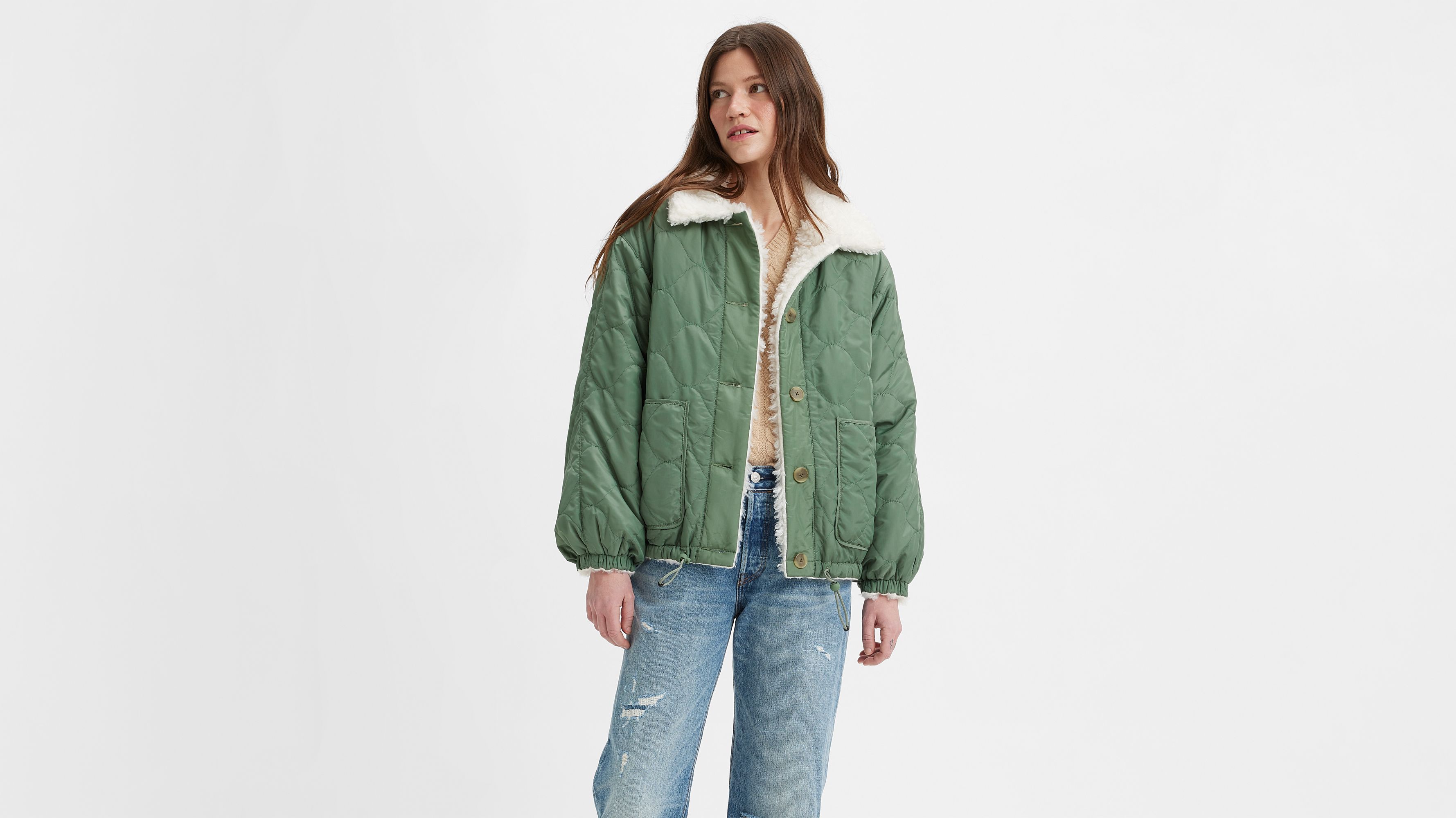 Sherpa Reversible Swing Trucker Jacket sold by Levi's product image thumbnail 2