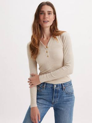 Striped Dreamy Henley Shirt sold by Levi's