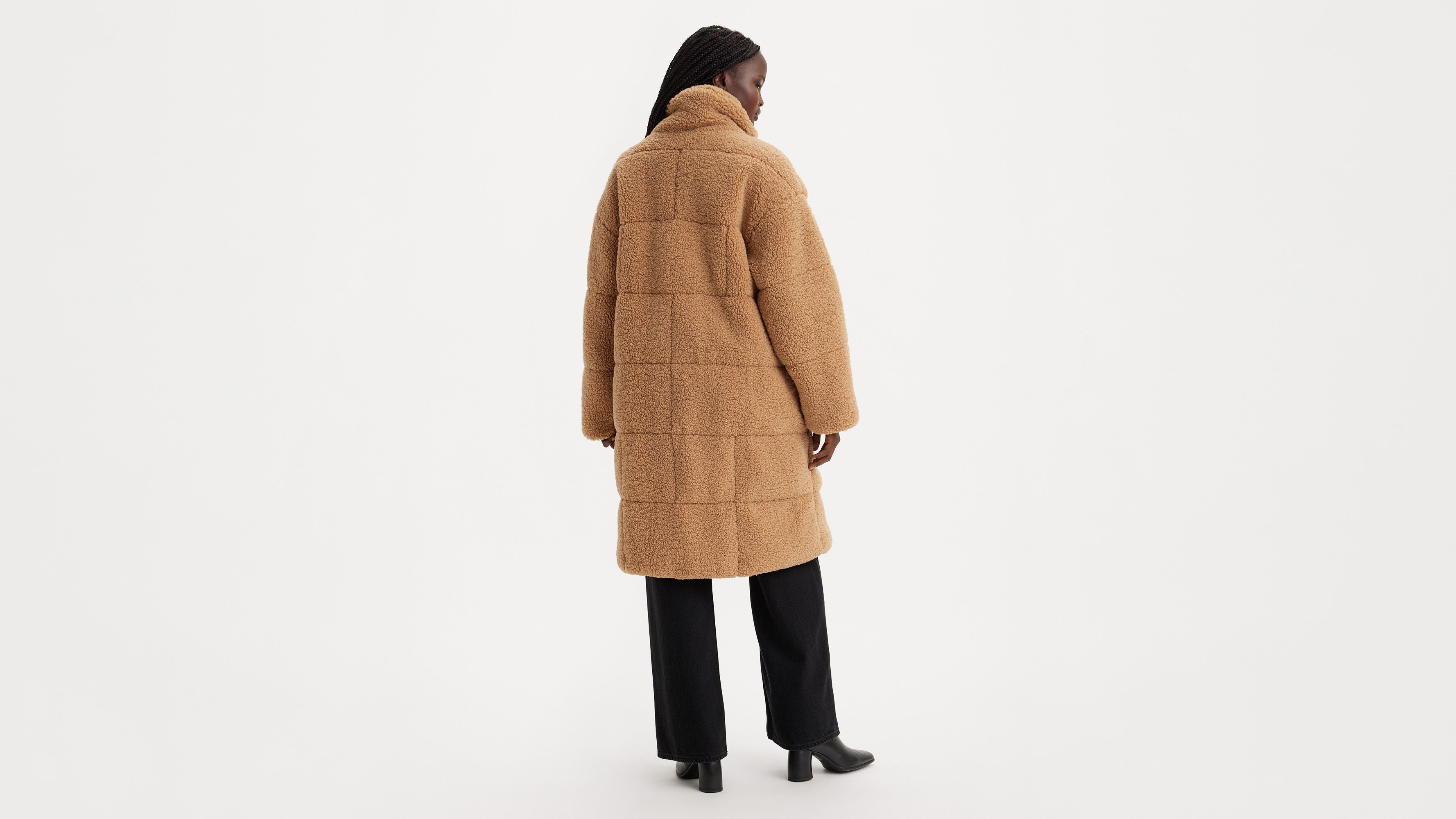 Quilted Sherpa Full Length Teddy Coat sold by Levi's product image thumbnail 2