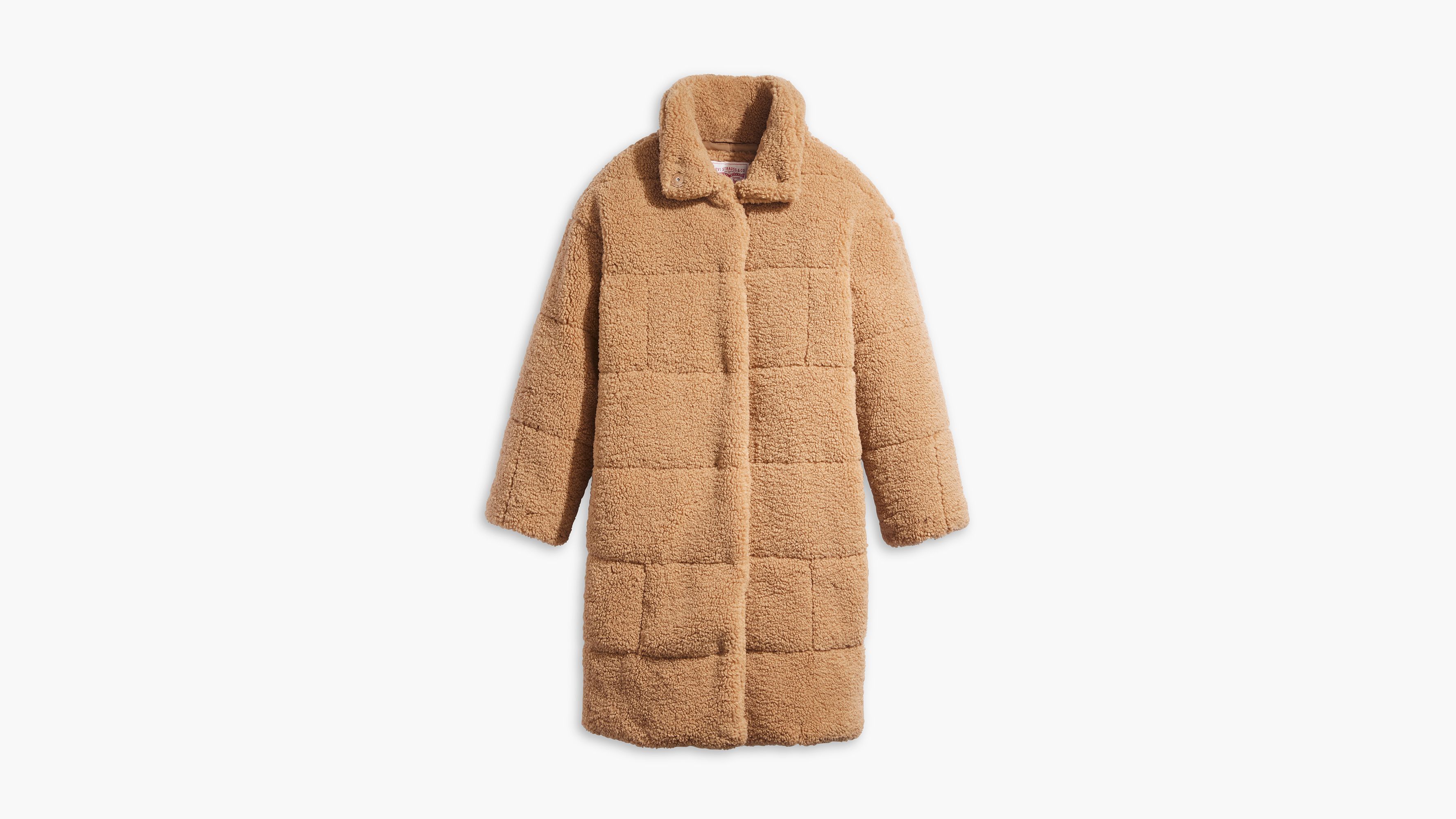 Quilted Sherpa Full Length Teddy Coat sold by Levi's product image thumbnail 3