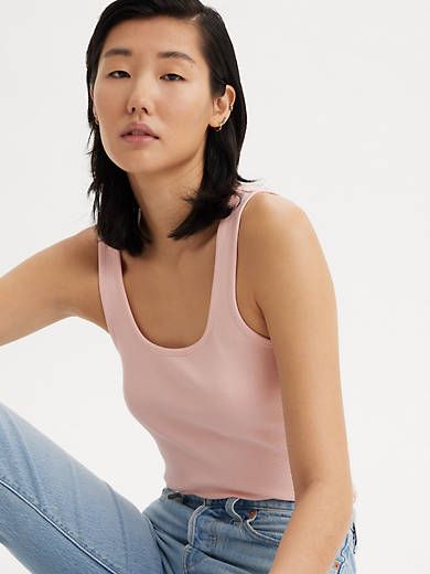 Essential Rib Tank Top sold by Levi's