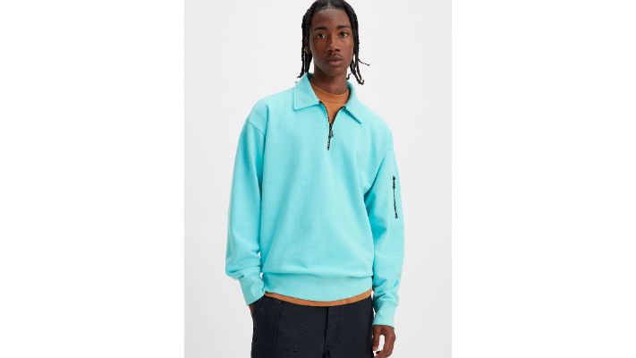 Levi's® Skateboarding New Quarter Zip Pullover sold by Levi's