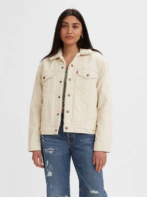 Ex-Boyfriend Corduroy Sherpa Trucker Jacket sold by Levi's
