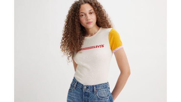 Graphic Ringer Rickie T-Shirt sold by Levi's