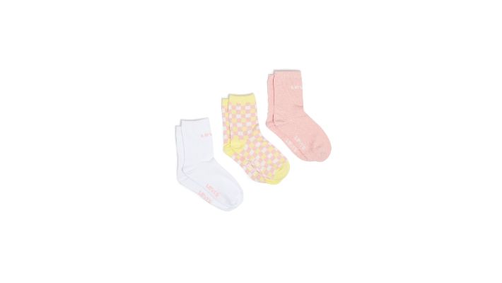 Checkerboard Short Cut Socks (3 Pack) sold by Levi's