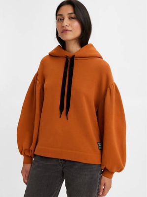 Akane Ruched Hoodie Sweatshirt made by Levi's