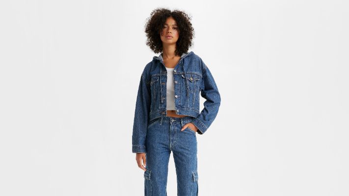 Silver Tabâ„¢ Hooded Trucker Jacket made by Levi's