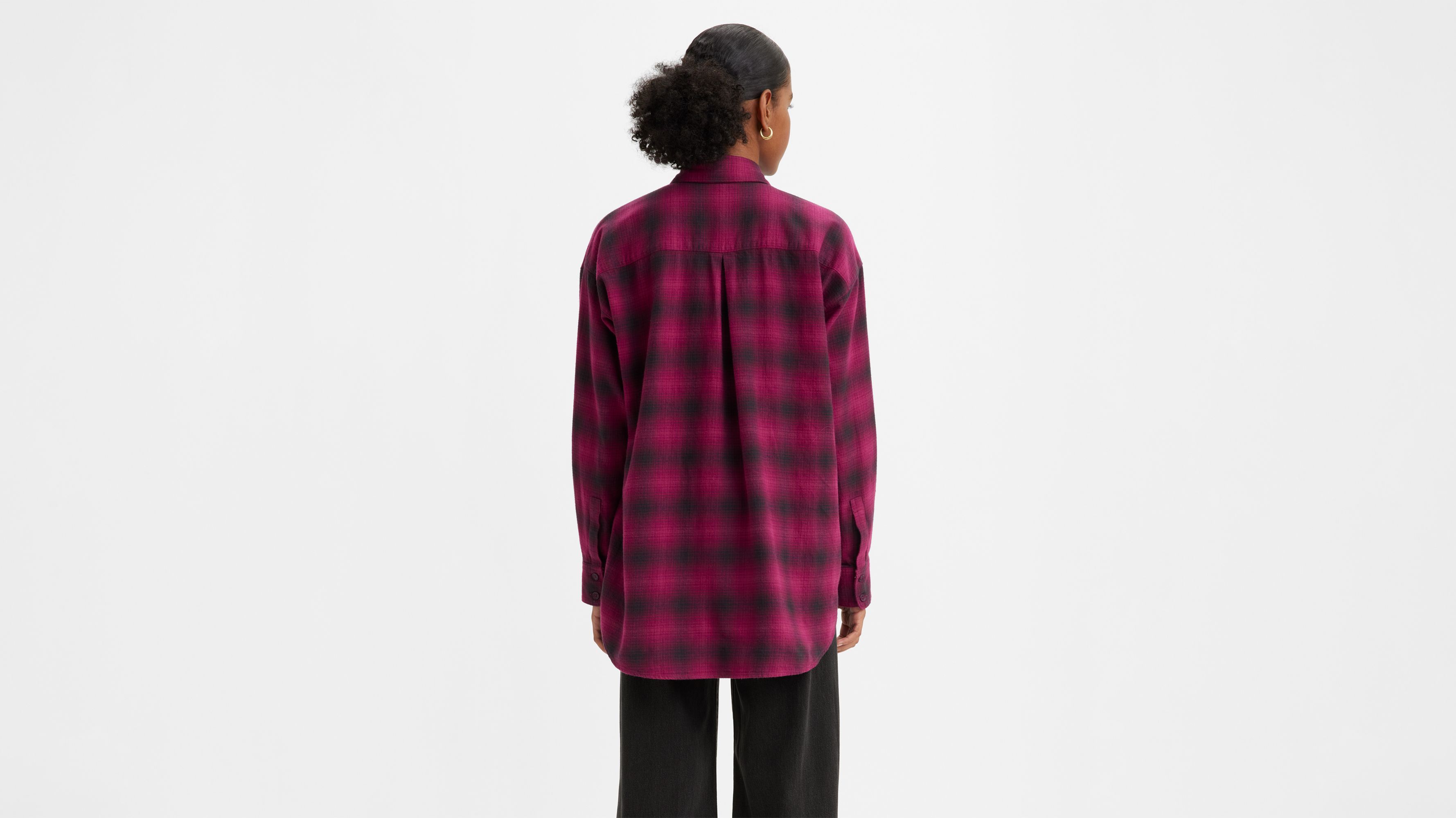 Nola Oversized Plaid Button Up Shirt sold by Levi's product image thumbnail 3
