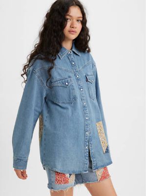 Dorsey XL Patchwork Western Shirt made by Levi's