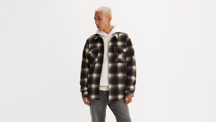 Microfleece Bonded Sherpa Shirt sold by Levi's