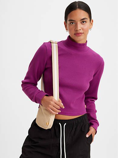 Gold Tab™ Mockneck Thermal Knit Top sold by Levi's