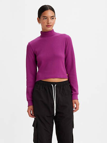 Gold Tab™ Mockneck Thermal Knit Top sold by Levi's product image thumbnail 2
