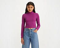 Gold Tab™ Mockneck Thermal Knit Top sold by Levi's product image thumbnail 4