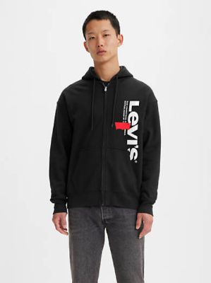 Relaxed Graphic Zip Up Hoodie Sweatshirt sold by Levi's