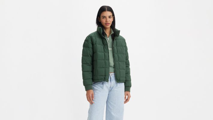 Box Quilted Puffer Jacket sold by Levi's