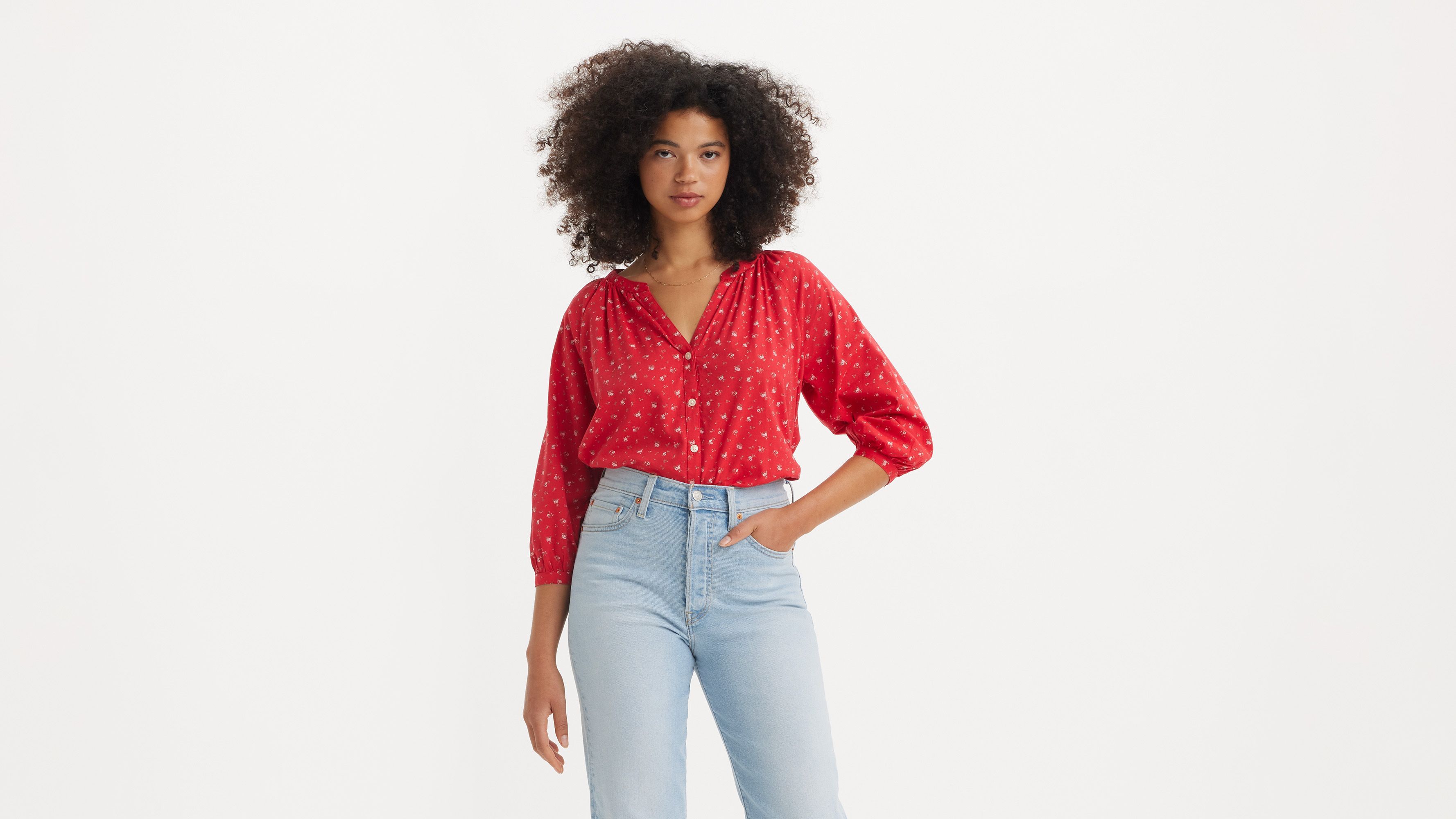 Mirabelle Long Sleeve Blouse sold by Levi's