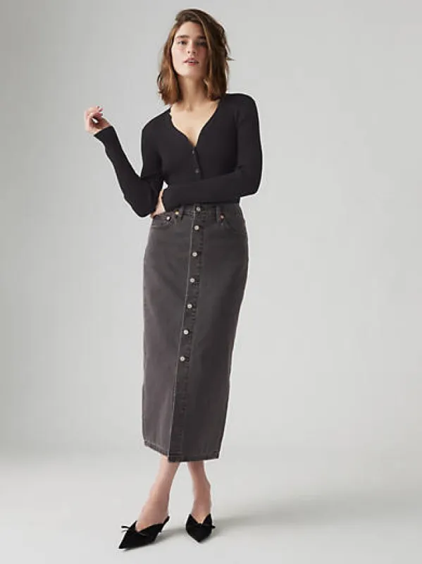Button Midi Skirt sold by Levi's