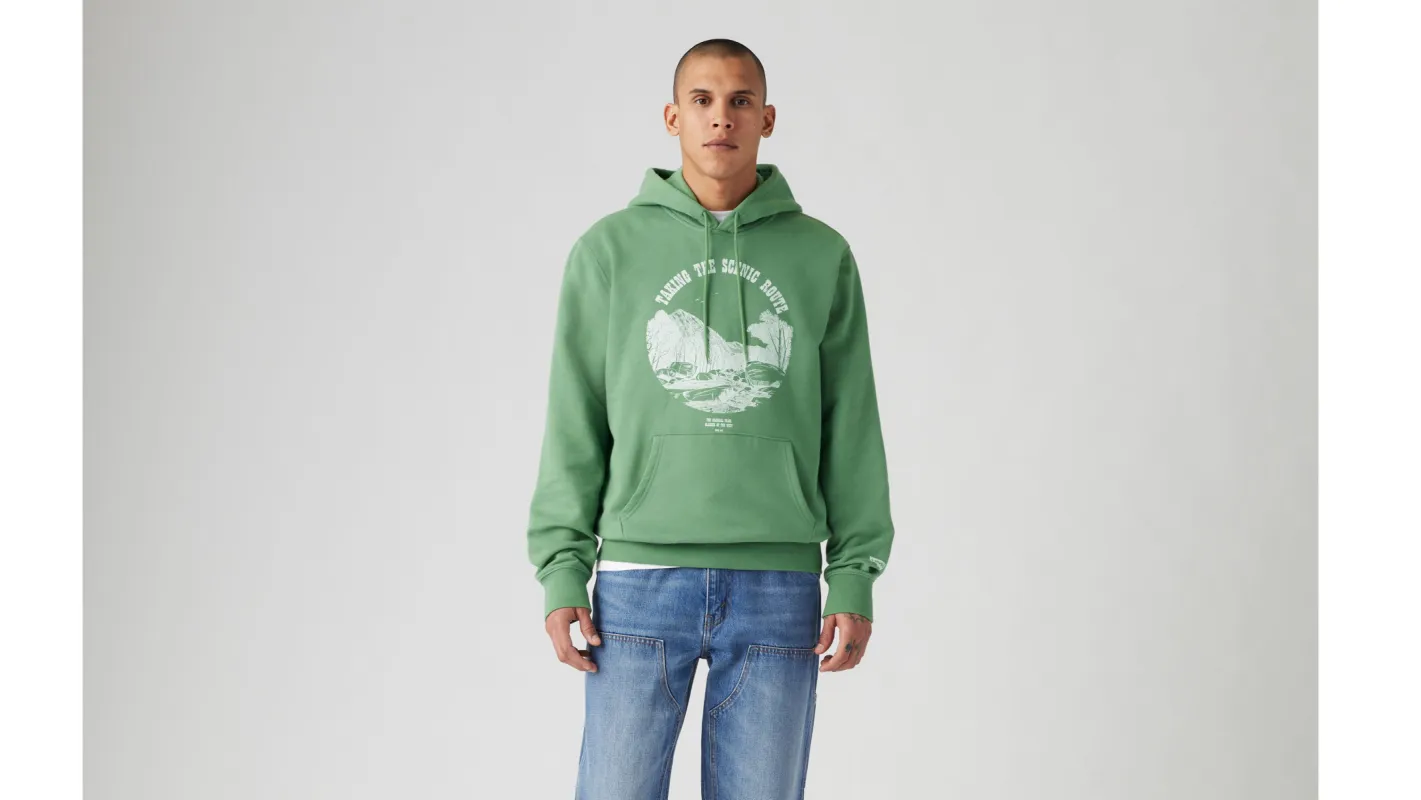 Standard Fit Graphic Hoodie Sweatshirt sold by Levi's