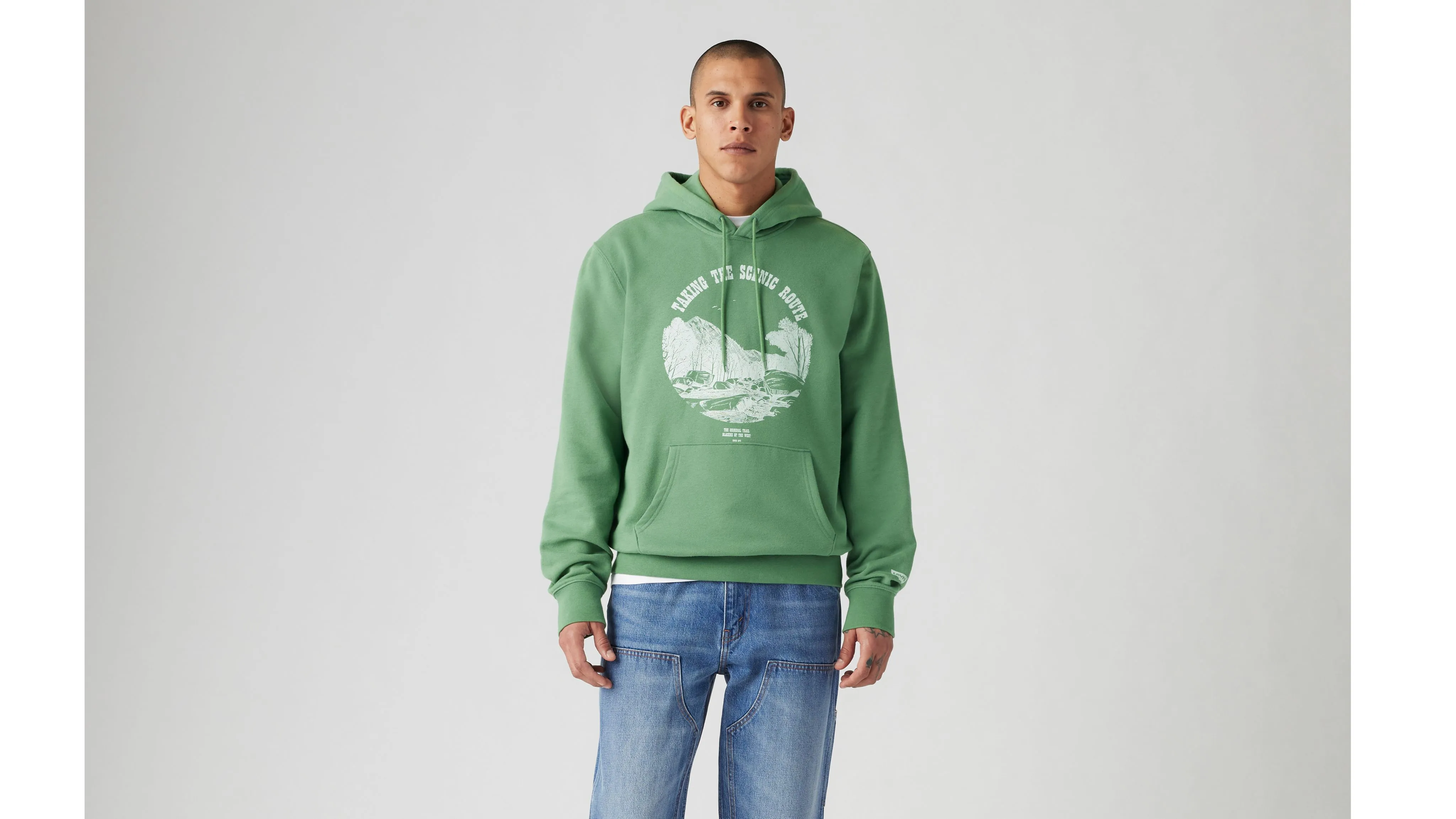 Standard Fit Graphic Hoodie Sweatshirt sold by Levi's