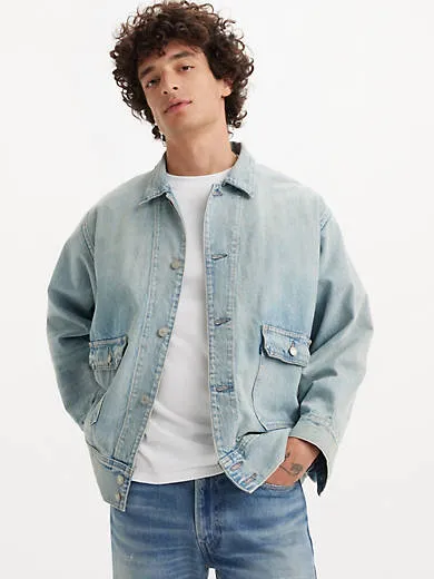 Levi’s® Men’s Japanese Denim Utility Trucker Jacket sold by Levi's