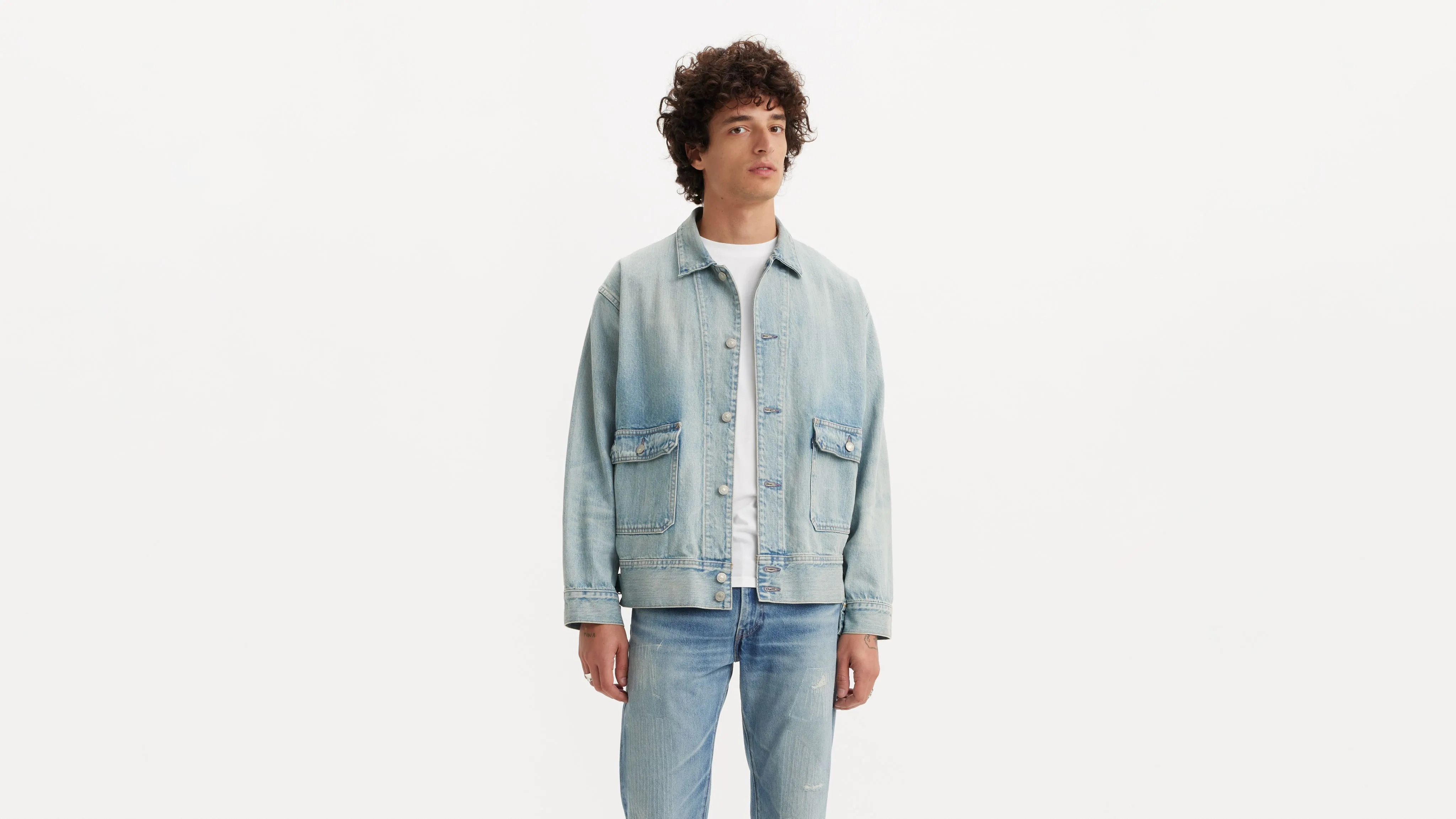 Levi’s® Men’s Japanese Denim Utility Trucker Jacket sold by Levi's product image thumbnail 2