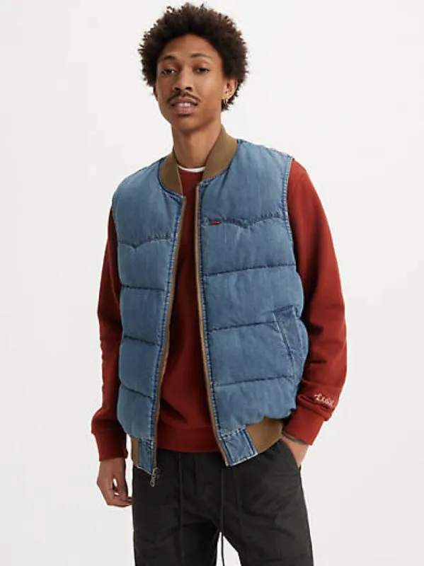 Western Super Puffer Vest sold by Levi's