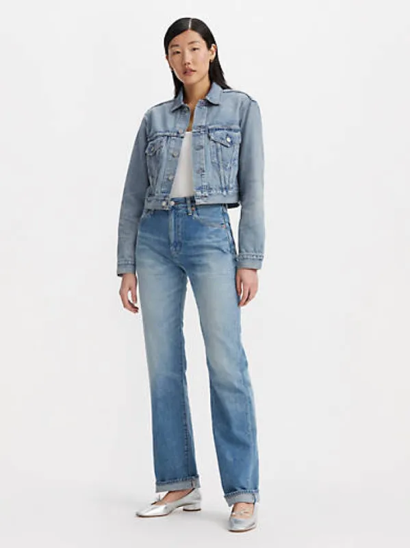 Japanese Selvedge Plank Straight Women's Jeans made by Levi's