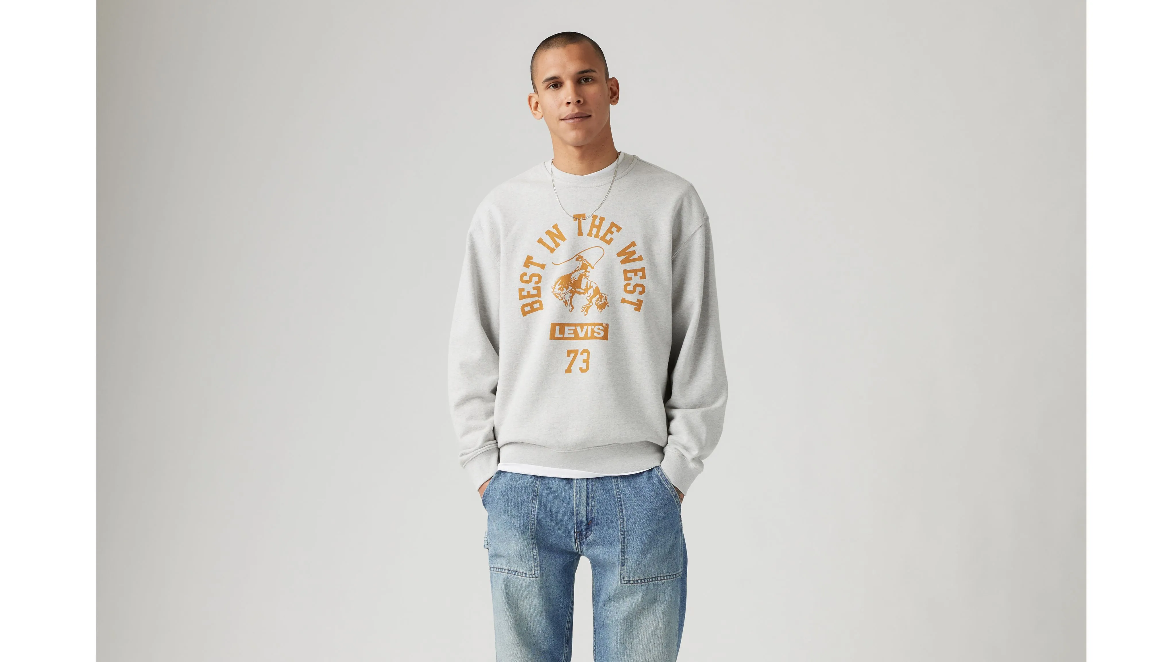 Relaxed Graphic Crewneck Sweatshirt sold by Levi's product image thumbnail 2