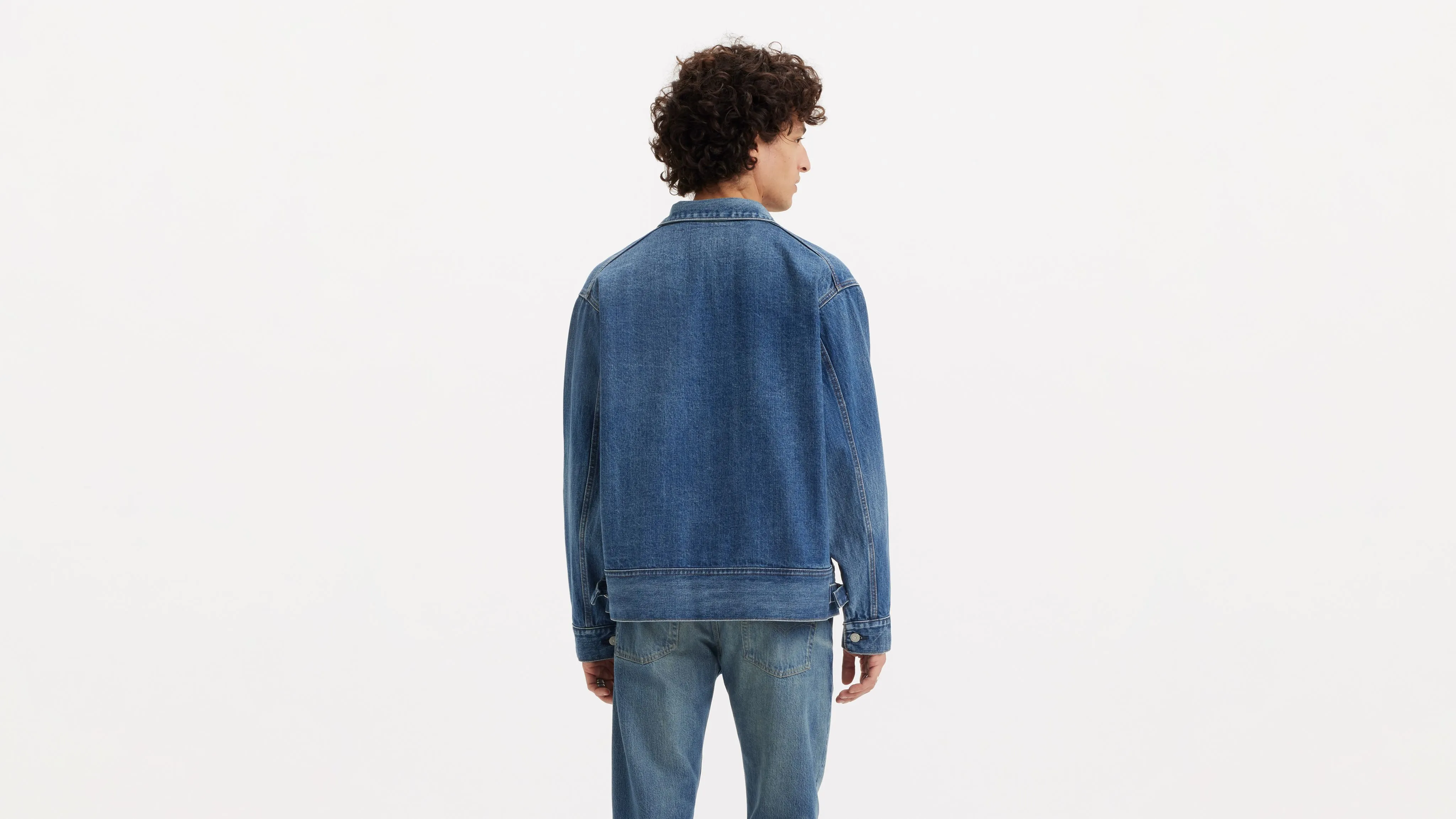 Levi’s® Men’s Japanese Denim Utility Trucker Jacket sold by Levi's product image thumbnail 3