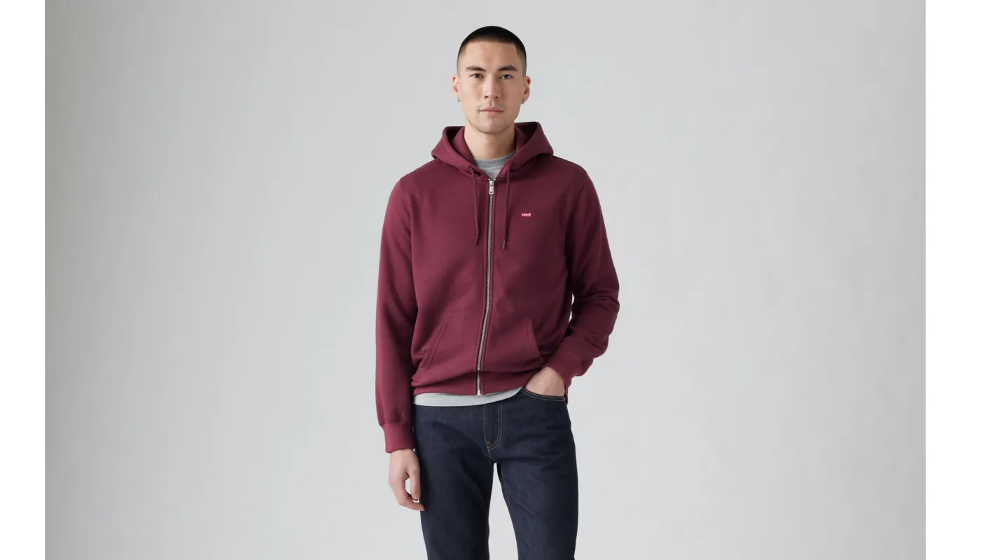 Classic Housemark Zip-Up Hoodie Sweatshirt made by Levi's