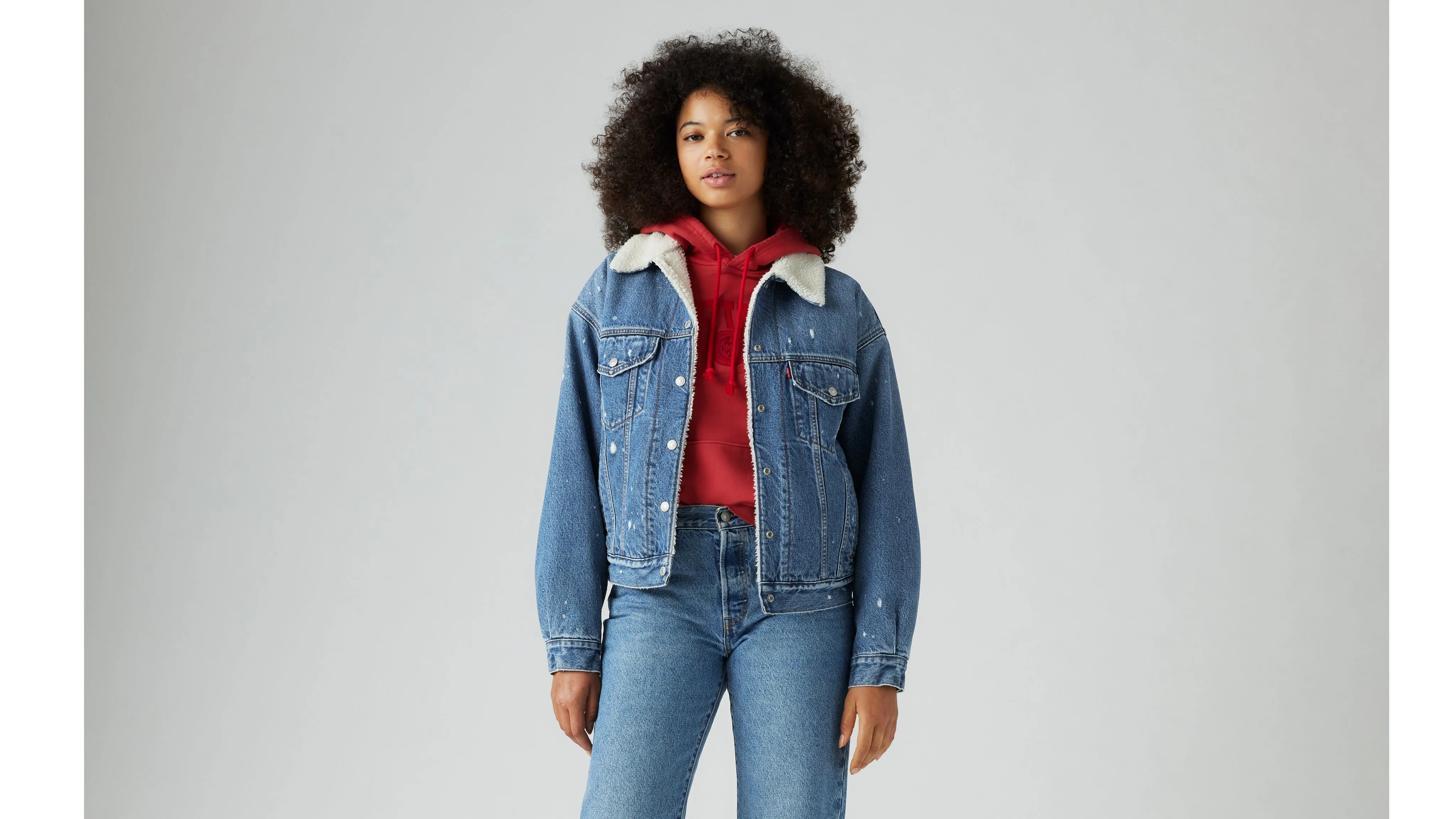 '90s Sherpa Trucker Jacket sold by Levi's product image thumbnail 2