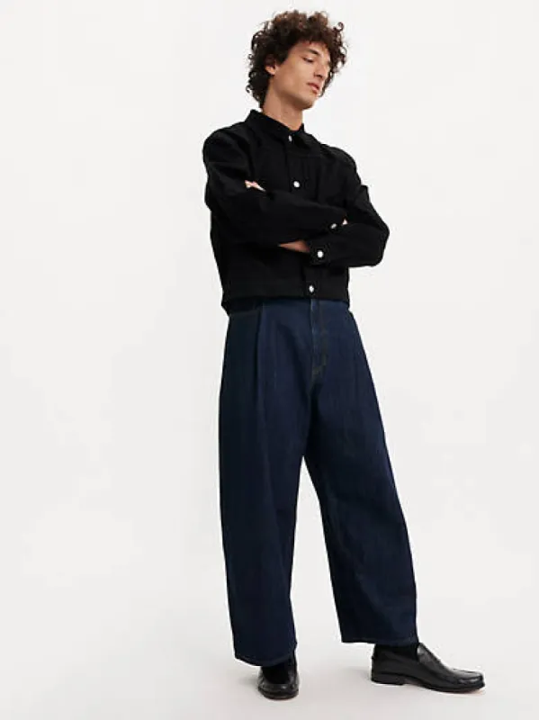 Levi's® Men's Japanese Denim Wide-Leg Pleat Jeans sold by Levi's
