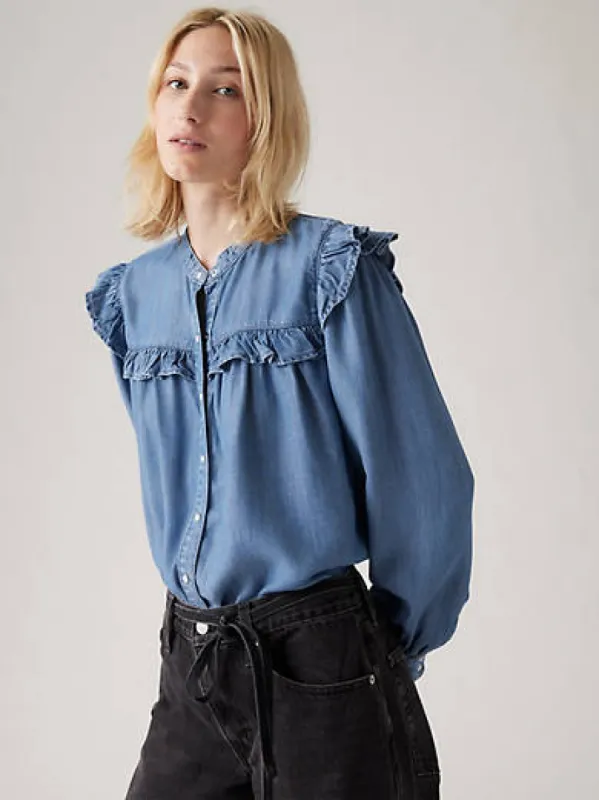 Gianna Long Sleeve Blouse sold by Levi's