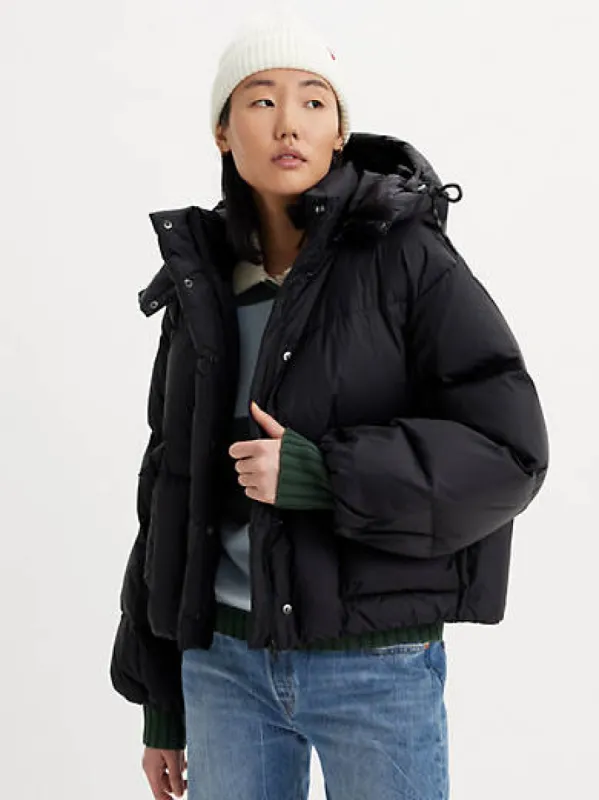 Western Short Bubble Puffer Jacket sold by Levi's
