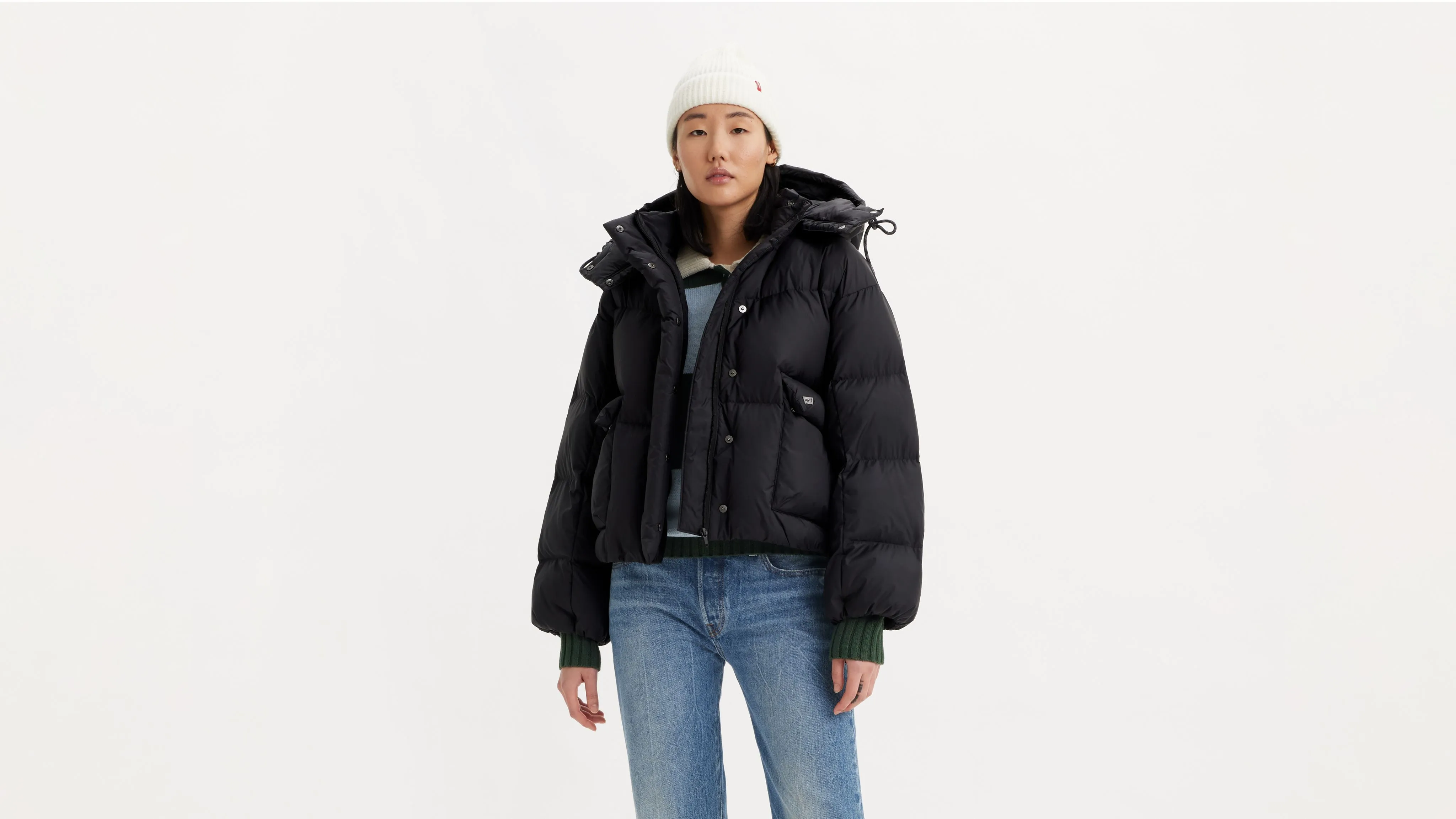 Western Short Bubble Puffer Jacket sold by Levi's product image thumbnail 2