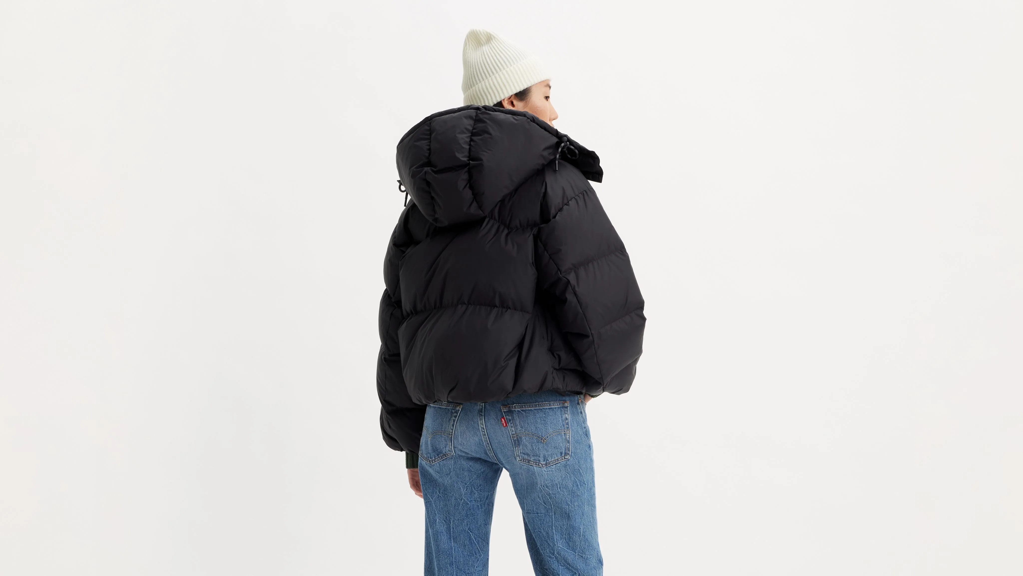 Western Short Bubble Puffer Jacket sold by Levi's product image thumbnail 3