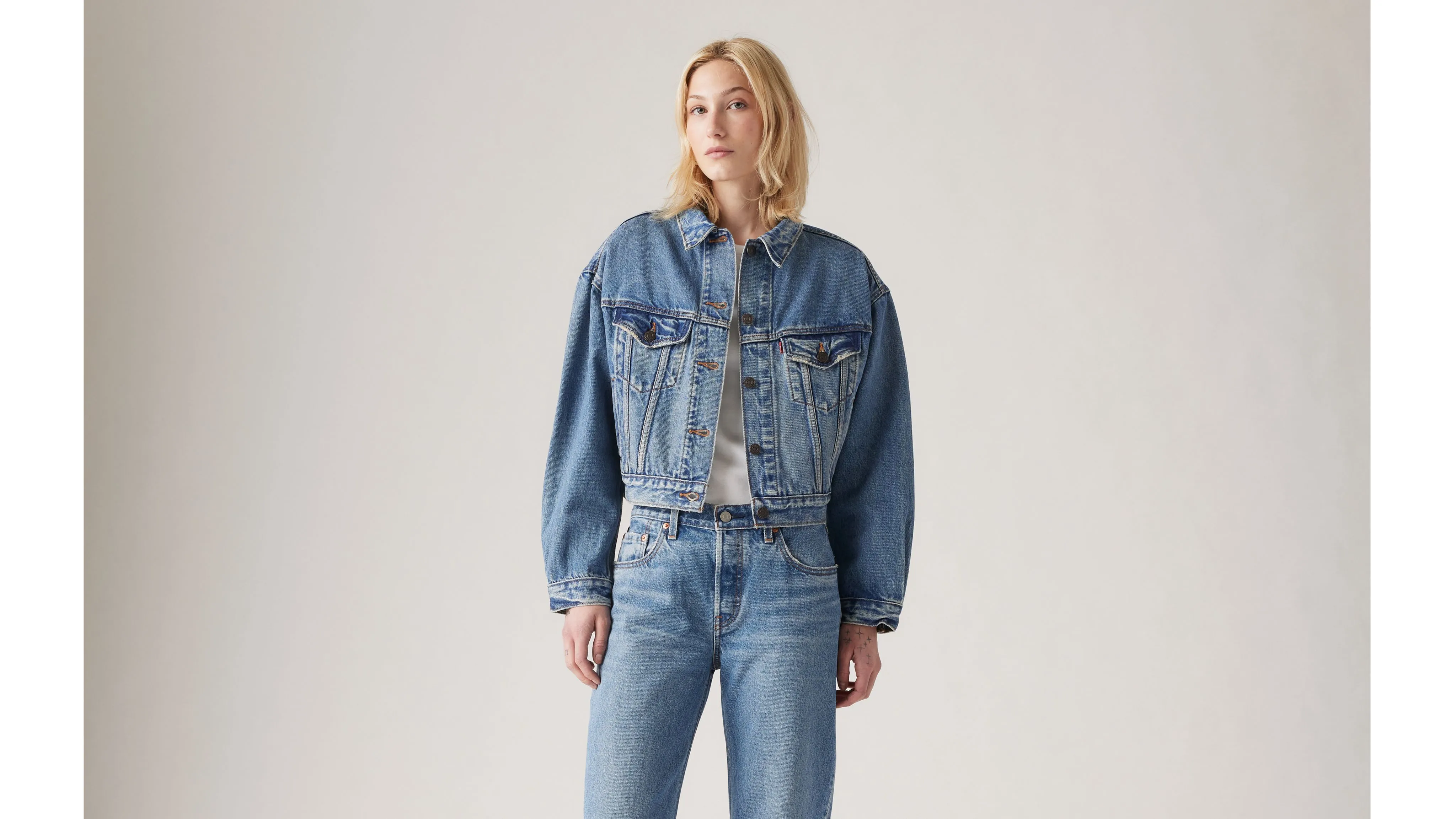 Shrunken '90s Trucker Jacket sold by Levi's product image thumbnail 2