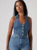 Bria Denim Halter Top sold by Levi's