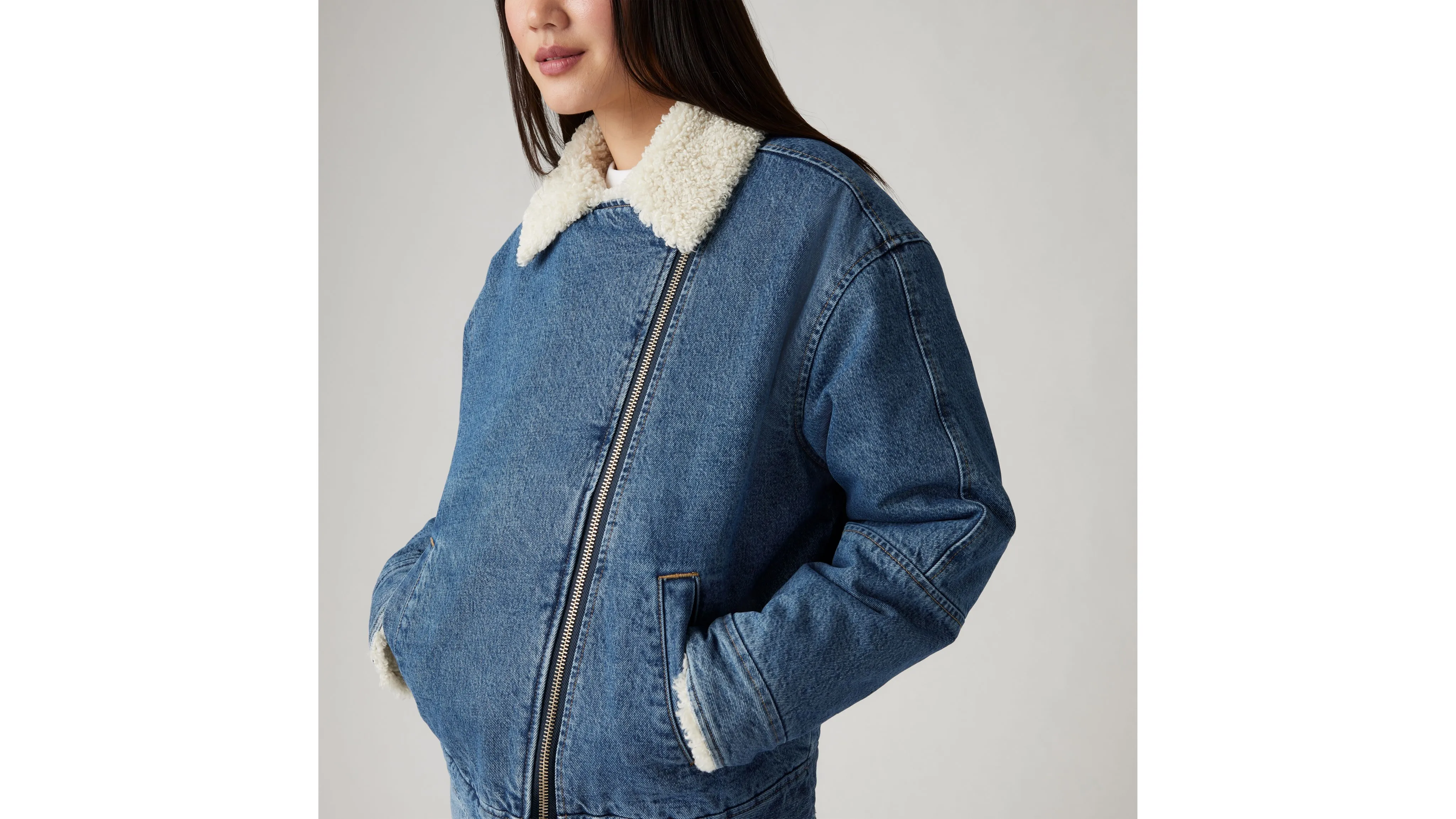 Sherpa Flight Jacket sold by Levi's product image thumbnail 4