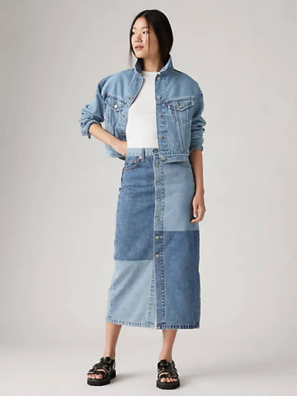 Button Midi Skirt sold by Levi's