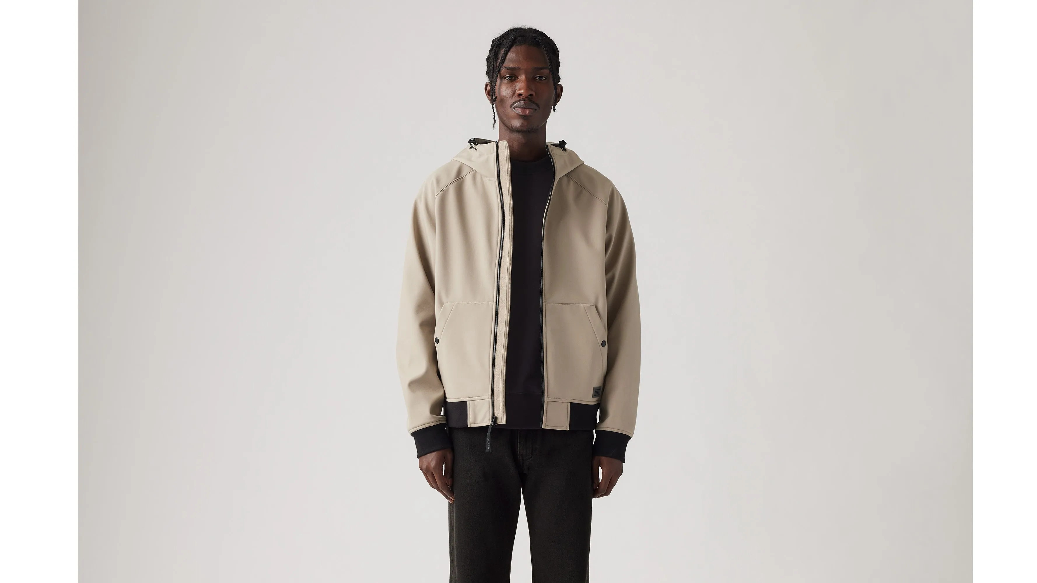 Soft Shell Hoodie Bomber Jacket sold by Levi's
