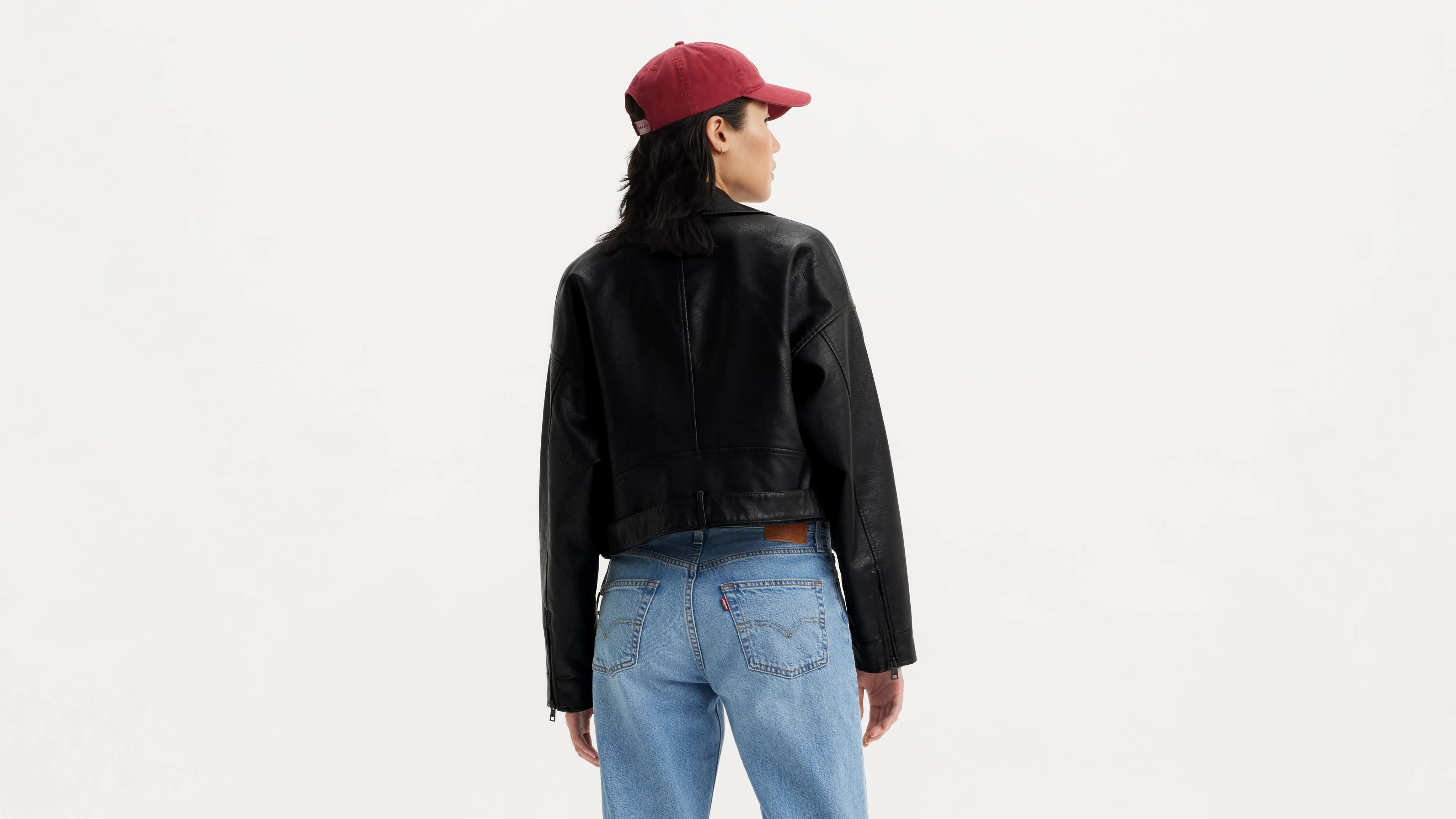 Belted Crop Moto Jacket sold by Levi's product image thumbnail 2