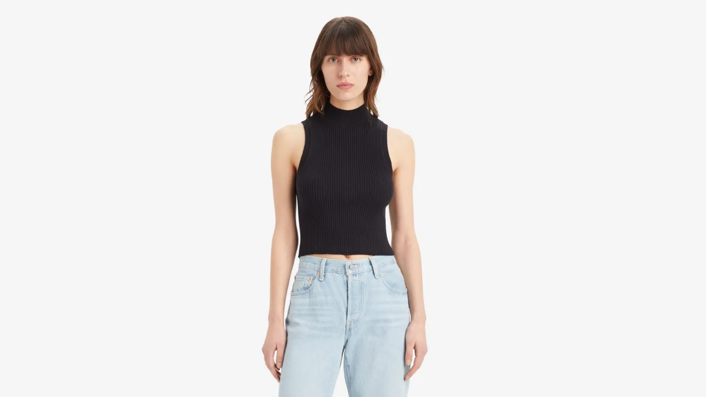 Tulip Mockneck Tank Top sold by Levi's