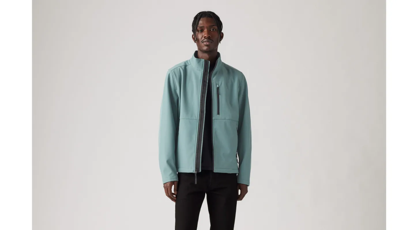 Soft Shell Hoodie Bomber Jacket sold by Levi's