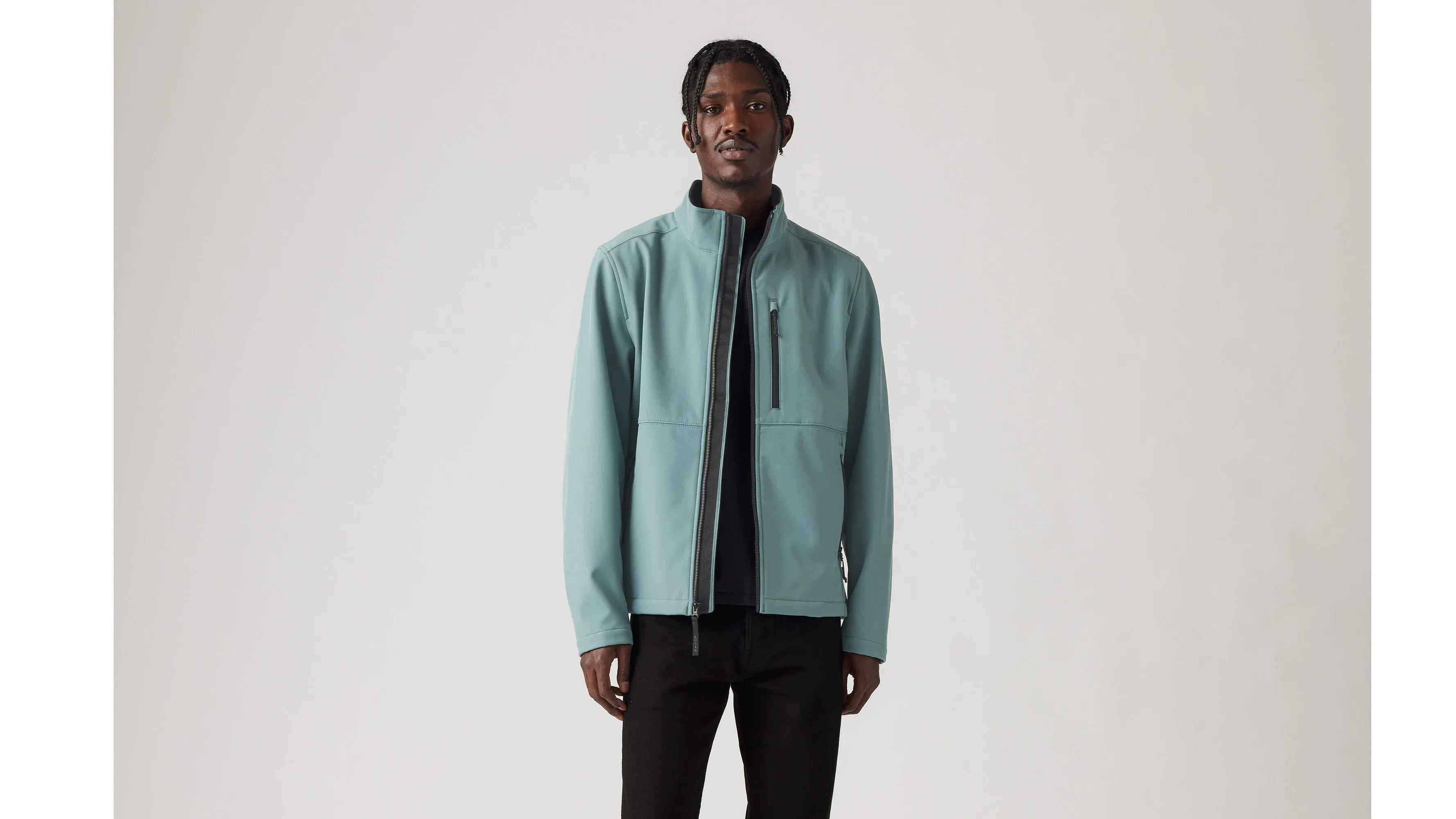 Soft Shell Hoodie Bomber Jacket sold by Levi's