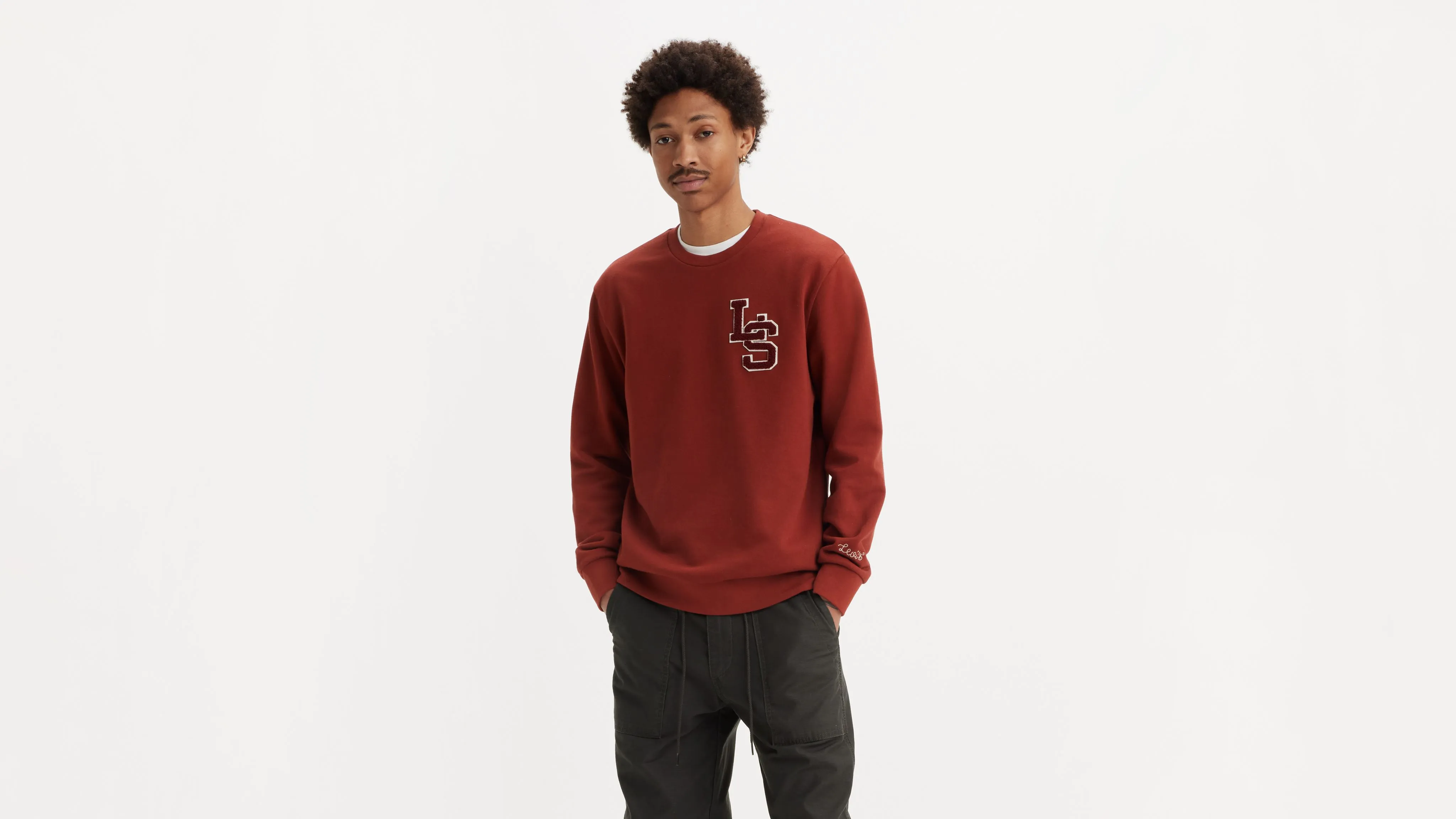 Standard Fit Graphic Crewneck Sweatshirt sold by Levi's product image thumbnail 2
