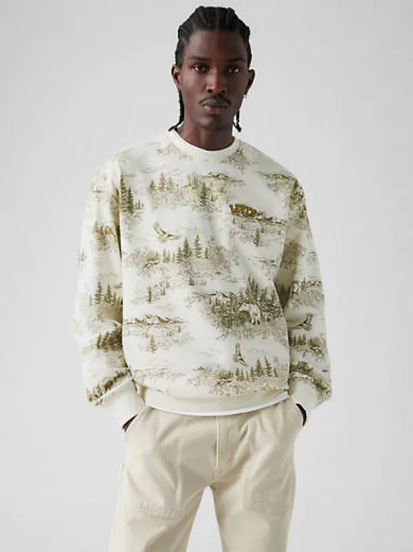 Relaxed Graphic Crewneck Sweatshirt sold by Levi's